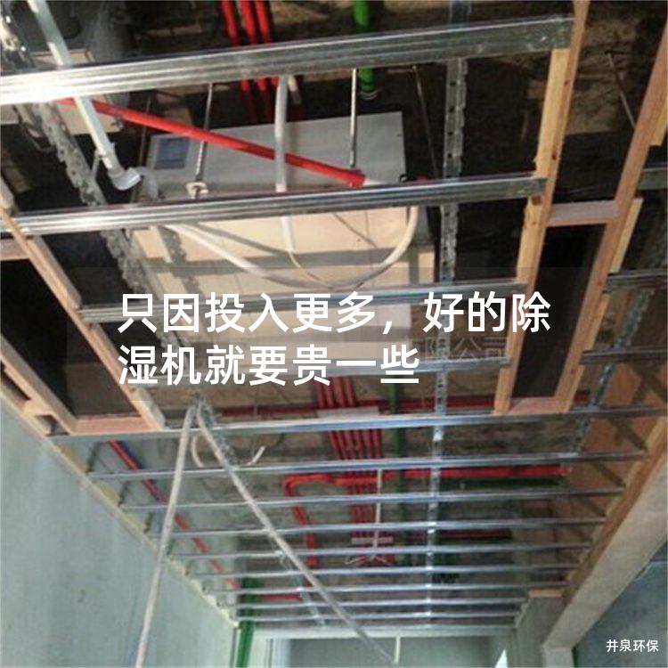 只因投入更多，好的除湿机就要贵一些