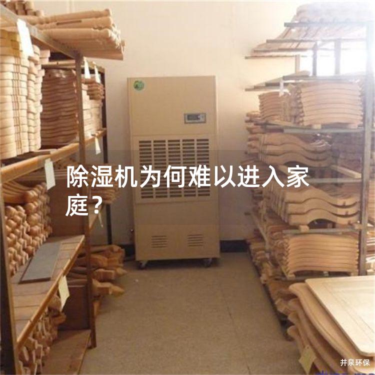 除濕機為何難以進入家庭？