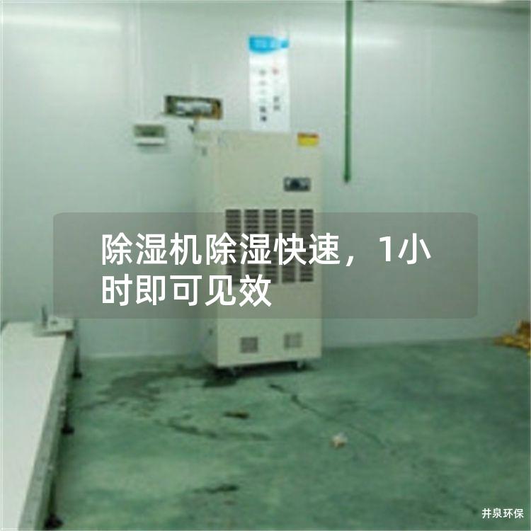 除濕機除濕快速，1小時即可見效