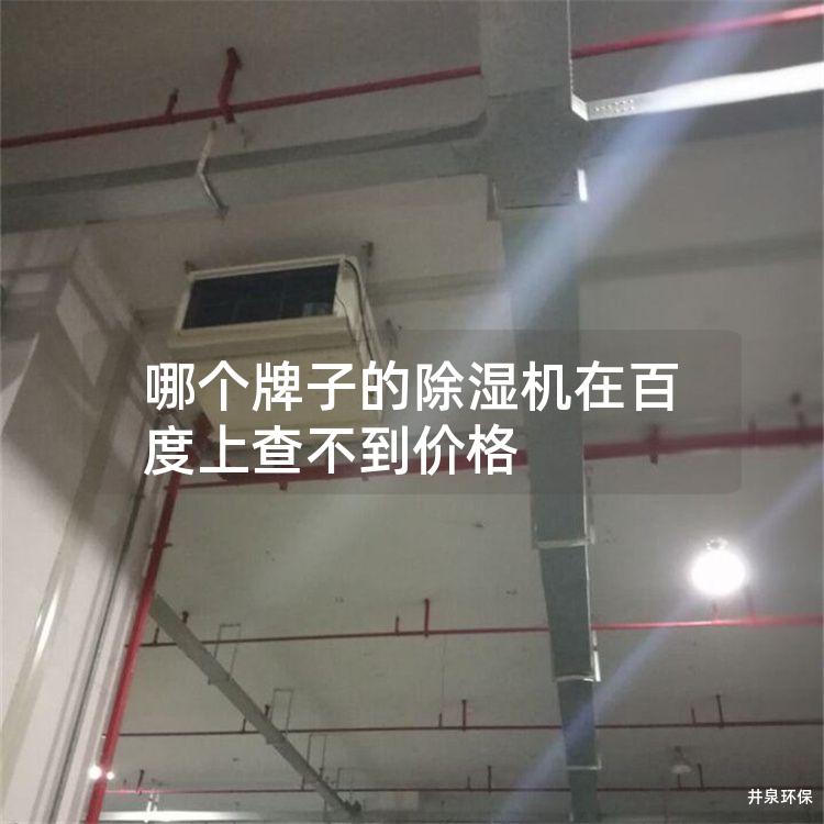哪個(gè)牌子的除濕機(jī)在百度上查不到價(jià)格