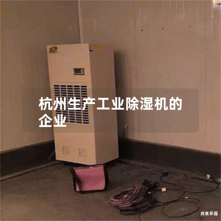 杭州生产工业除湿机的企业